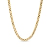 Thumbnail Image 1 of Oro Diamante™ Diamond-Cut 4.5mm Wheat Chain Necklace in Hollow 14K Two-Tone Gold – 22"