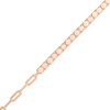 Thumbnail Image 1 of 3.0mm Lab-Created Opal Line Bracelet in Sterling Silver with 14K Rose Gold Plate