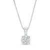 Thumbnail Image 0 of 1 CT. T.W. Certified Lab-Created Diamond Solitaire Hidden Frame Pendant in 10K White Gold (I/I1)
