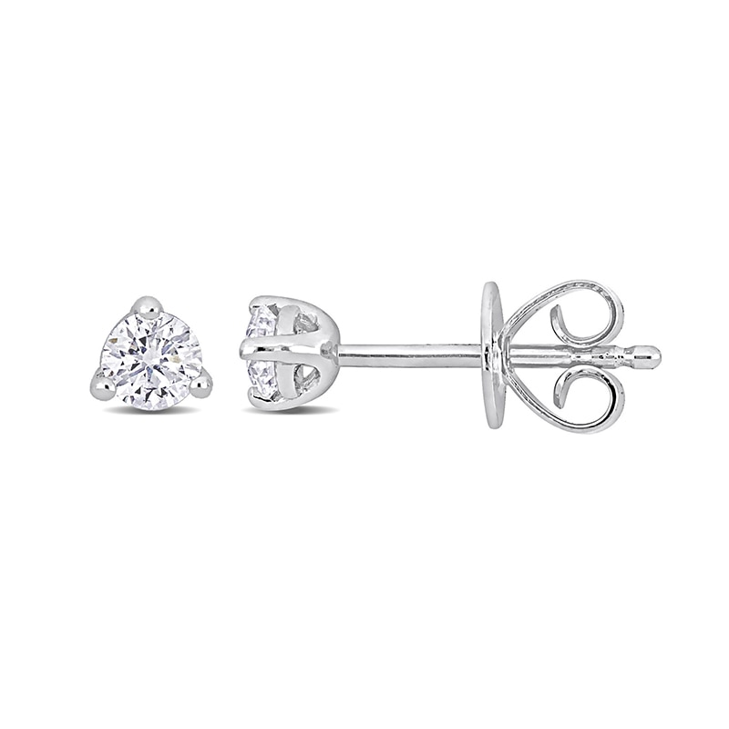 Main Image 1 of 1/4 CT. T.W. Diamond Solitaire Stud Earrings in Platinum