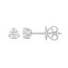 Thumbnail Image 0 of 1/4 CT. T.W. Diamond Solitaire Stud Earrings in Platinum