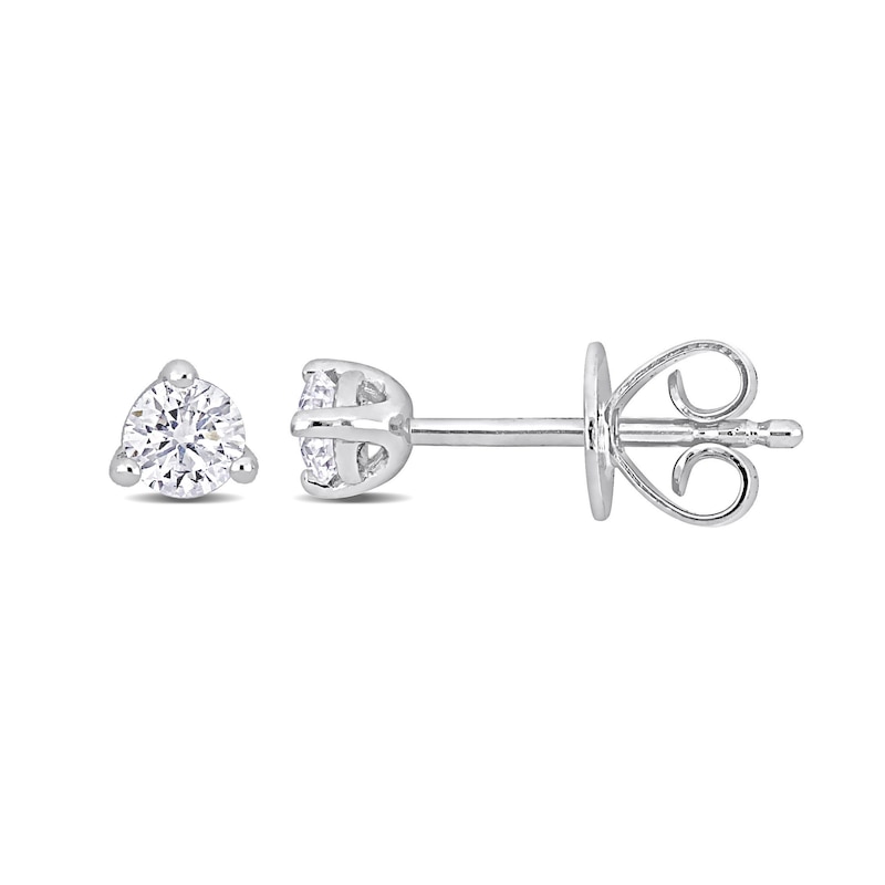 Main Image 1 of 1/4 CT. T.W. Diamond Solitaire Stud Earrings in Platinum