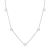 Thumbnail Image 1 of 1 CT. T.W. Diamond Station Necklace in Platinum
