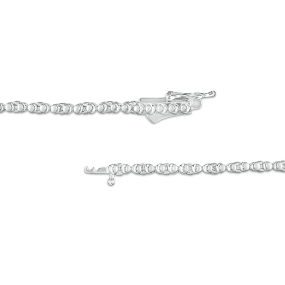 4 CT. T.w. Certified Lab-Grown Diamond Graduated Riviera Necklace in 10K White Gold (F/Si2) â 17"