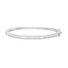 Thumbnail Image 1 of 1 CT. T.W. Diamond Double Row Bangle in 10K White Gold