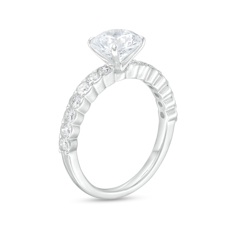 Main Image 3 of Celebration Ideal 2 CT. T.W. Diamond Engagement Ring in 14K White Gold (I/I1)