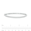 Thumbnail Image 3 of 1 CT. T.W. Diamond Dome Multi-Row Bangle in Sterling Silver