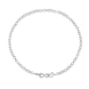 Thumbnail Image 3 of 1/10 CT. T.W. Diamond Interlocking Heart and Infinity Necklace in Sterling Silver - 17"