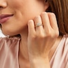 Thumbnail Image 2 of 5/8 CT. T.W. Diamond Flower Frame Bridal Set in 10K Gold (J/I3)