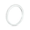 Thumbnail Image 5 of 1-1/6 CT. T.W. Diamond Double Flower Frame Three Piece Bridal Set in 10K White Gold (J/I3)