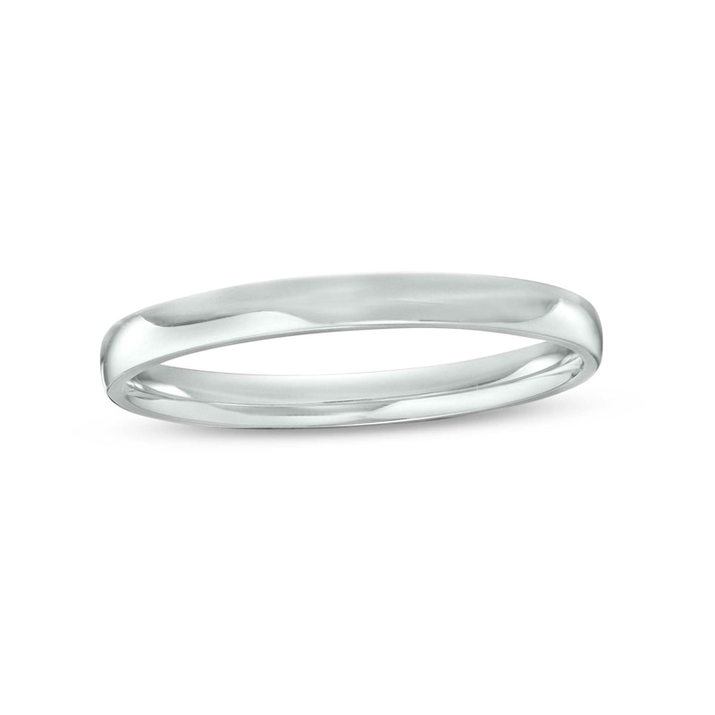 Main Image 1 of 2.0mm Polished Anniversary Band in Platinum