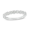 Thumbnail Image 1 of 1/4 CT. T.W. Marquise-Shaped Multi-Diamond Alternating Anniversary Band in 10K White Gold