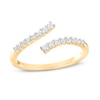 Thumbnail Image 1 of 1/5 CT. T.W. Diamond Graduated Bypass Anniversary Band in 10K Gold
