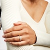 Thumbnail Image 2 of 1/3 CT. T.W. Diamond Wave Triple Row Anniversary Band in 10K Gold
