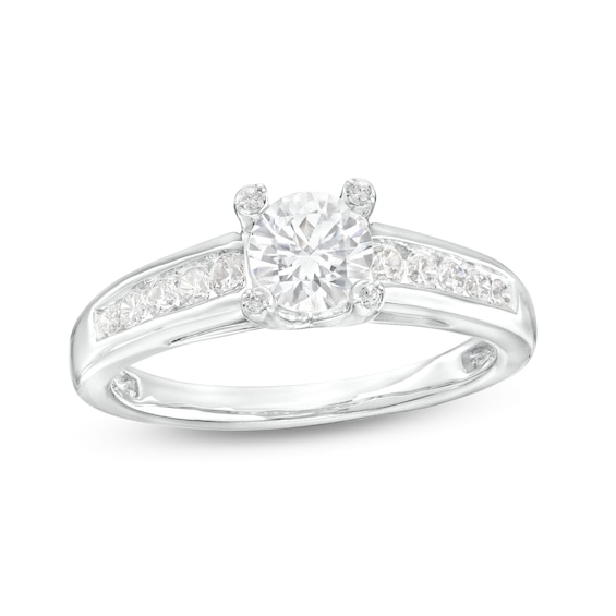 1 CT. T.w. Certified Lab-Grown Diamond Engagement Ring in 14K White Gold (F/Vs2)