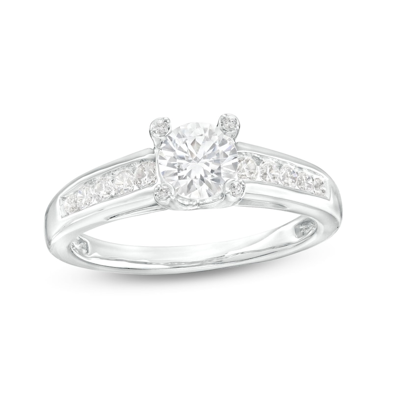 Main Image 1 of 1 CT. T.W. Certified Lab-Grown Diamond Engagement Ring in 14K White Gold (F/VS2)