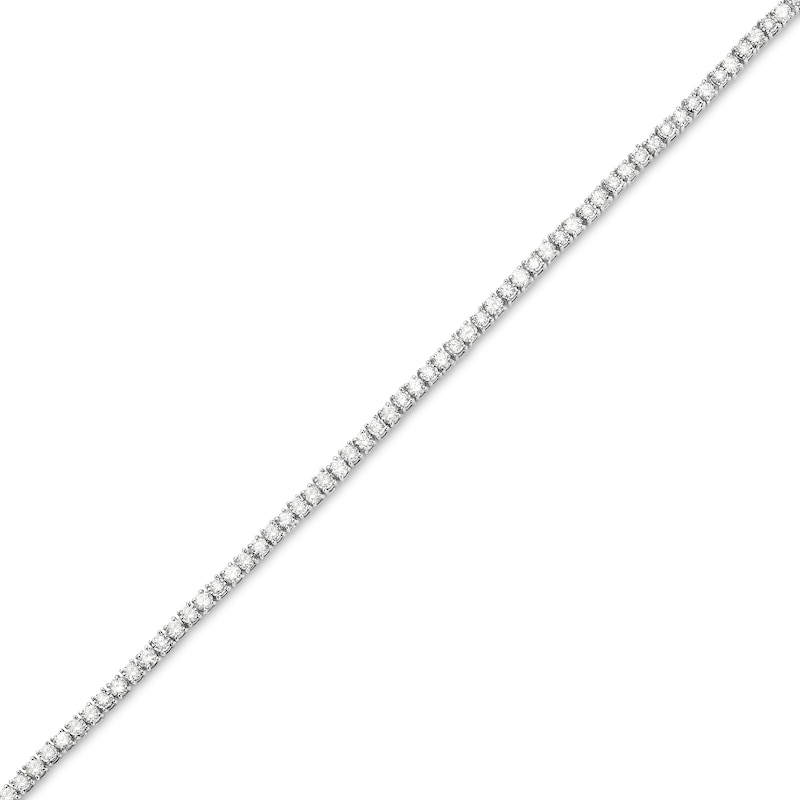 Main Image 1 of 2-3/4 CT. T.W. Diamond Tennis Bracelet in Sterling Silver