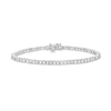 Thumbnail Image 2 of 2-3/4 CT. T.W. Diamond Tennis Bracelet in Sterling Silver
