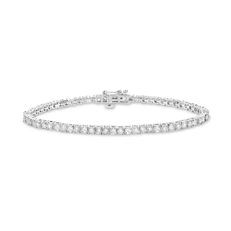 Main Image 2 of 2-3/4 CT. T.W. Diamond Tennis Bracelet in Sterling Silver