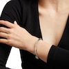 Thumbnail Image 2 of 1/5 CT. T.W. Diamond Intertwined Bangle in Sterling Silver