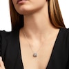 Thumbnail Image 2 of 1/2 CT. T.W. Cushion-Shaped Multi-Diamond Double Frame Pendant in 10K White Gold