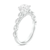 Thumbnail Image 3 of 1-1/2 CT. T.W. Certified Diamond Pear-Shaped Shank Engagement Ring in 14K White Gold (I/I1)