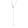 Thumbnail Image 3 of 1/5 CT. T.W. Diamond Sideways Cursive "love" Script Pendant in Sterling Silver