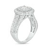 Thumbnail Image 3 of 2-1/2 CT. T.W. Certified Lab-Grown Multi-Diamond Frame Triple Row Ring in 14K White Gold (F/SI2)