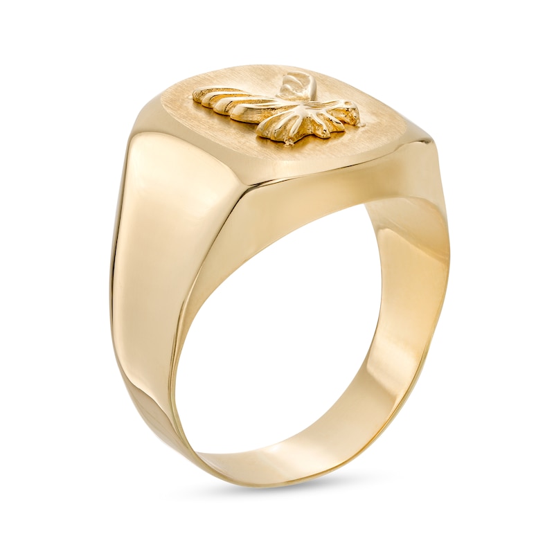 Main Image 3 of Eagle Signet Ring in 10K Gold