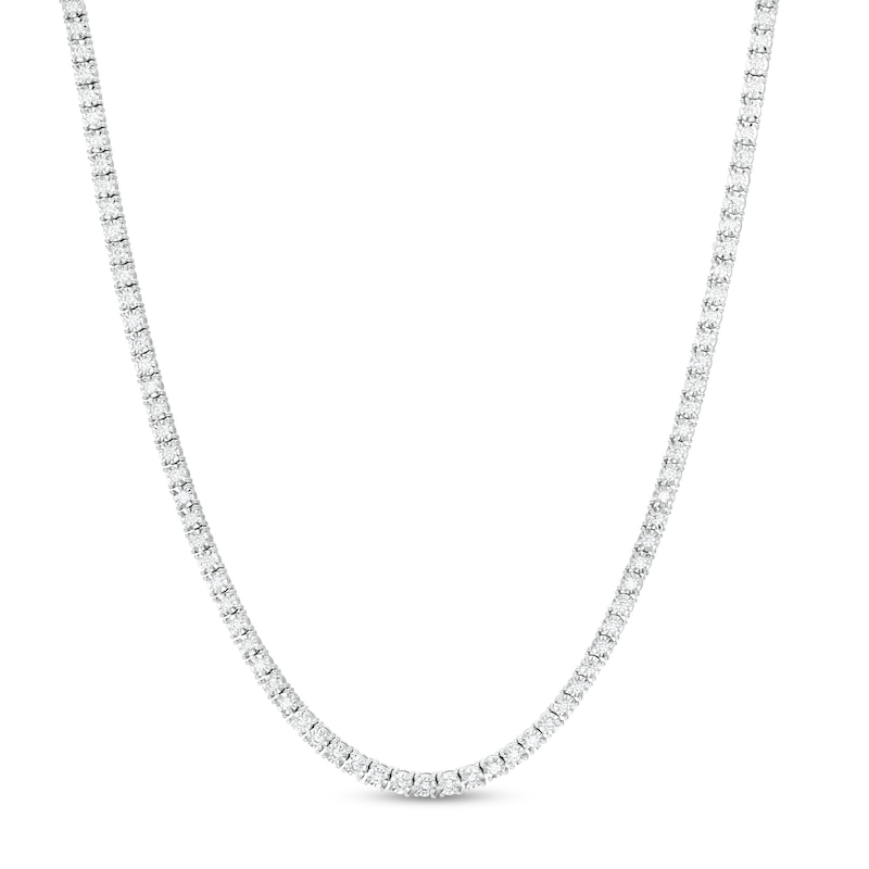 4-1/2 CT. T.W. Diamond Tennis Necklace in Sterling Silver