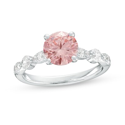 zales pink diamond engagement ring