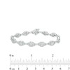Thumbnail Image 4 of 2 CT. T.W. Diamond Frame Buckle Link Bracelet in 10K White Gold