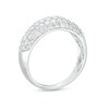 Thumbnail Image 3 of 1 CT. T.W. Diamond Multi-Row Oblong Band in 10K White Gold