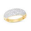 Thumbnail Image 1 of 1 CT. T.W. Diamond Multi-Row Oblong Band in 10K Gold