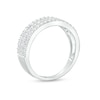 Thumbnail Image 3 of 1/2 CT. T.W. Diamond Triple Row Band in 10K White Gold