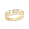 Thumbnail Image 1 of 1/2 CT. T.W. Diamond Triple Row Band in 10K Gold