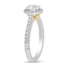 Thumbnail Image 2 of Collector's Edition Enchanted Disney Aladdin 30th Anniversary 3/4 CT. T.W. Diamond Engagement Ring in 14K Two-Tone Gold