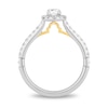 Thumbnail Image 3 of Collector's Edition Enchanted Disney Aladdin 30th Anniversary 3/4 CT. T.W. Diamond Engagement Ring in 14K Two-Tone Gold