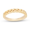 Thumbnail Image 1 of Enchanted Disney Rapunzel Braided Anniversary Band in 14K Gold