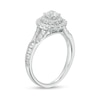Thumbnail Image 3 of 1 CT. T.W. Certified Lab-Grown Diamond Double Frame Vintage-Style Engagement Ring in 10K White Gold (F/SI2)