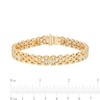 Thumbnail Image 3 of 1/3 CT. T.W. Diamond Multi-Row Link Bracelet in 10K Gold - 8.47"