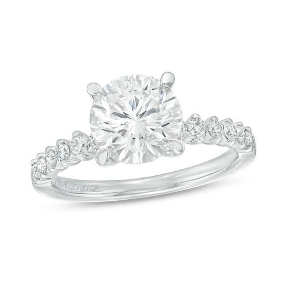 True Lab-Grown Diamonds by Vera Wang Love 2-1/4 CT. T.w. Engagement Ring in 14K White Gold (F/Vs2)