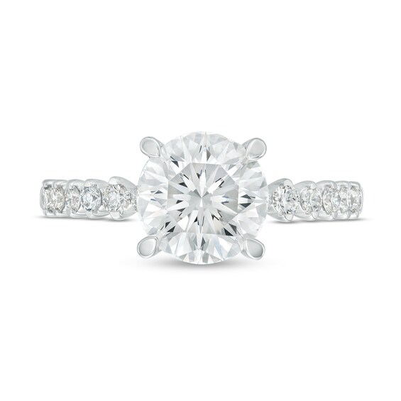 True Lab-Grown Diamonds by Vera Wang Love 2-1/4 CT. T.w. Engagement Ring in 14K White Gold (F/Vs2)