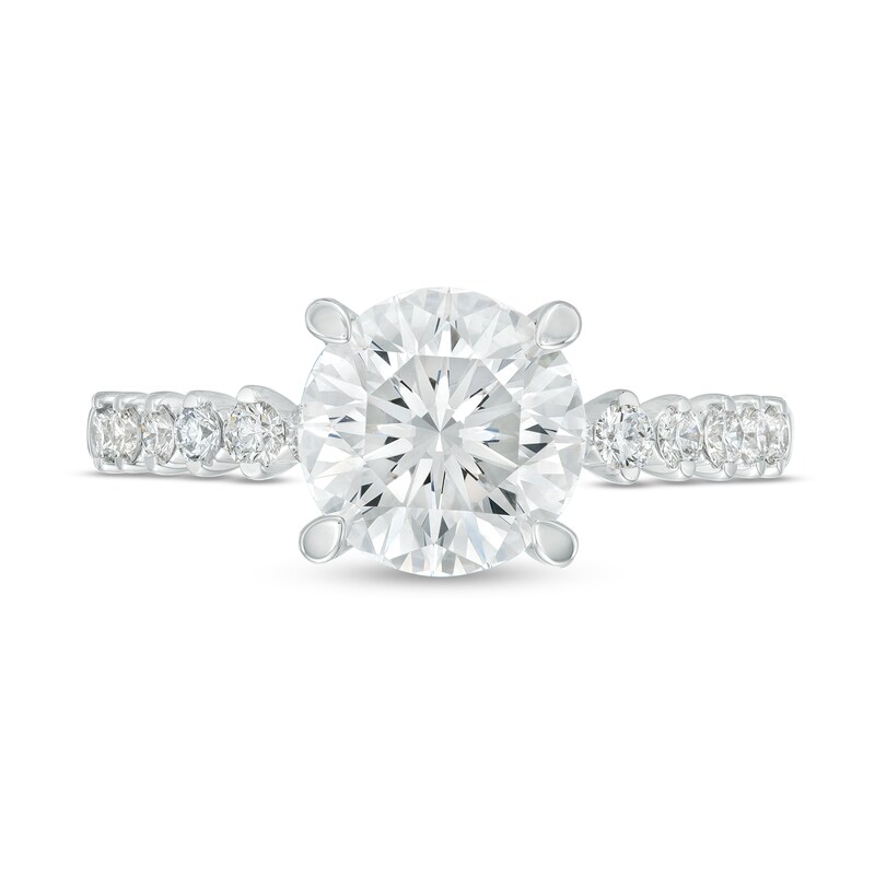 Main Image 4 of TRUE Lab-Grown Diamonds by Vera Wang Love 2-1/4 CT. T.W. Engagement Ring in 14K White Gold (F/VS2)