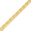 Thumbnail Image 2 of Men's 11.0mm H-Link Bracelet in Tungsten with Yellow Ion Plate - 8.5"