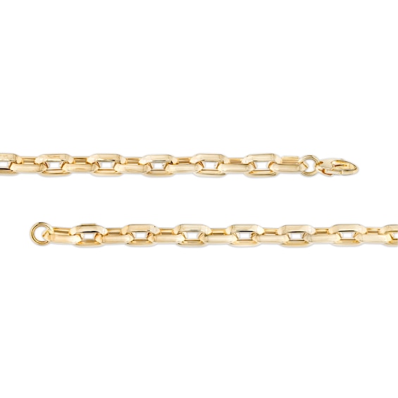 Men's 6.0mm Cable Link Chain Necklace in 10K Gold - 22"