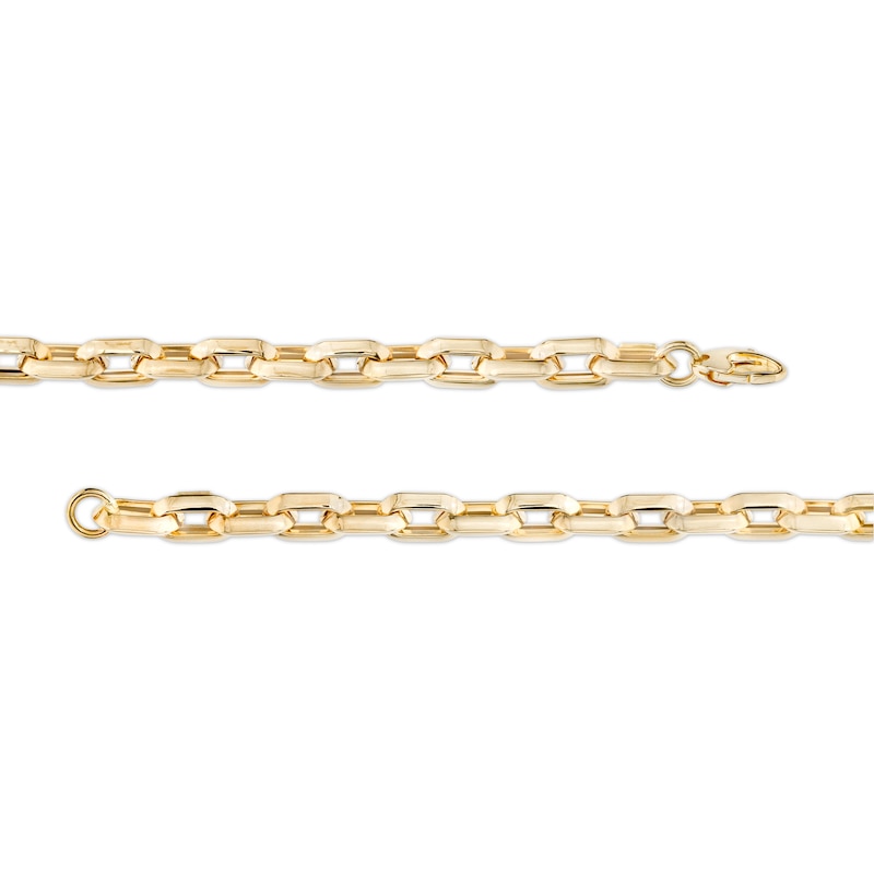 Main Image 3 of Men's 6.0mm Cable Link Chain Necklace in 10K Gold - 22"