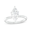 Thumbnail Image 1 of 2 CT. Certified Marquise Lab-Grown Diamond Solitaire Engagement Ring in 14K White Gold (F/VS2)