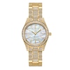 Thumbnail Image 1 of Ladies' JBW Cristal Spectra Diamond and Crystal Accent 18K Gold Plate Watch with Mother-of-Pearl Dial (Model: J6392A)