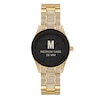 Thumbnail Image 4 of Ladies' JBW Cristal Spectra Diamond and Crystal Accent 18K Gold Plate Watch with Mother-of-Pearl Dial (Model: J6392A)